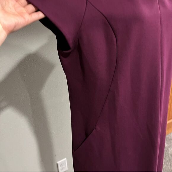 Short sleeve a-line plus size dress - Picture 4 of 13